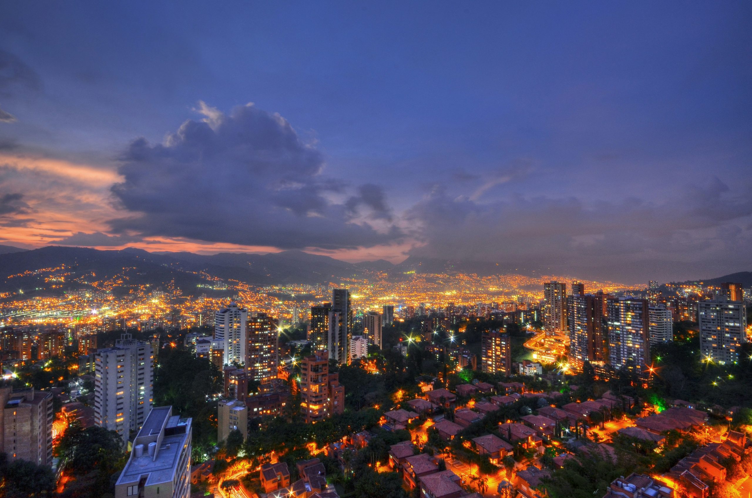Night Time Medellin